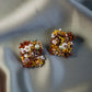 Autumn Walk Beaded Studs