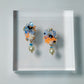 Blue Composure Beaded Earrings