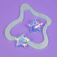 Iridescent Star Statement Studs