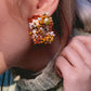 Autumn Walk Beaded Studs