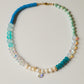 Magic Crystal Beaded Necklace (Blue)