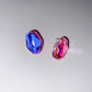 Fairy Floss Hard Candy Iridescent Stud Earrings