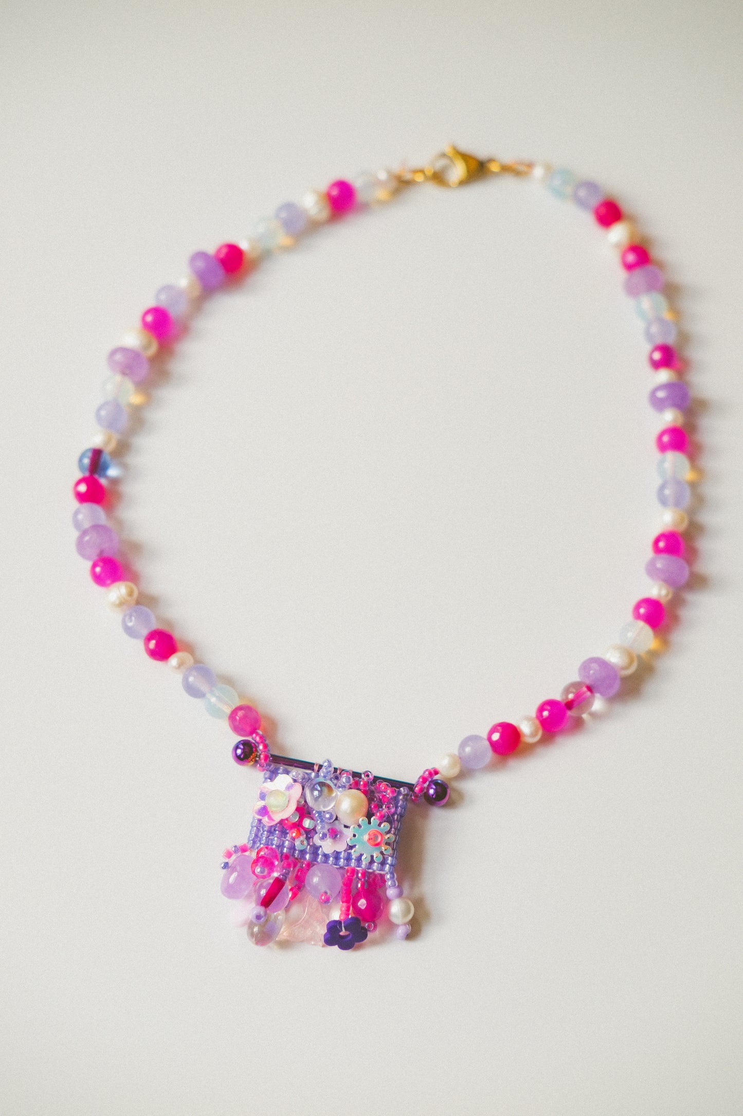 Barbie Tapestry Beaded Necklace