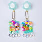 Bubbles Statement Beaded Earrings