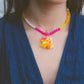 Sunset Tapestry Beaded Necklace