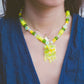 Lemon Lime Slime Beaded Necklace