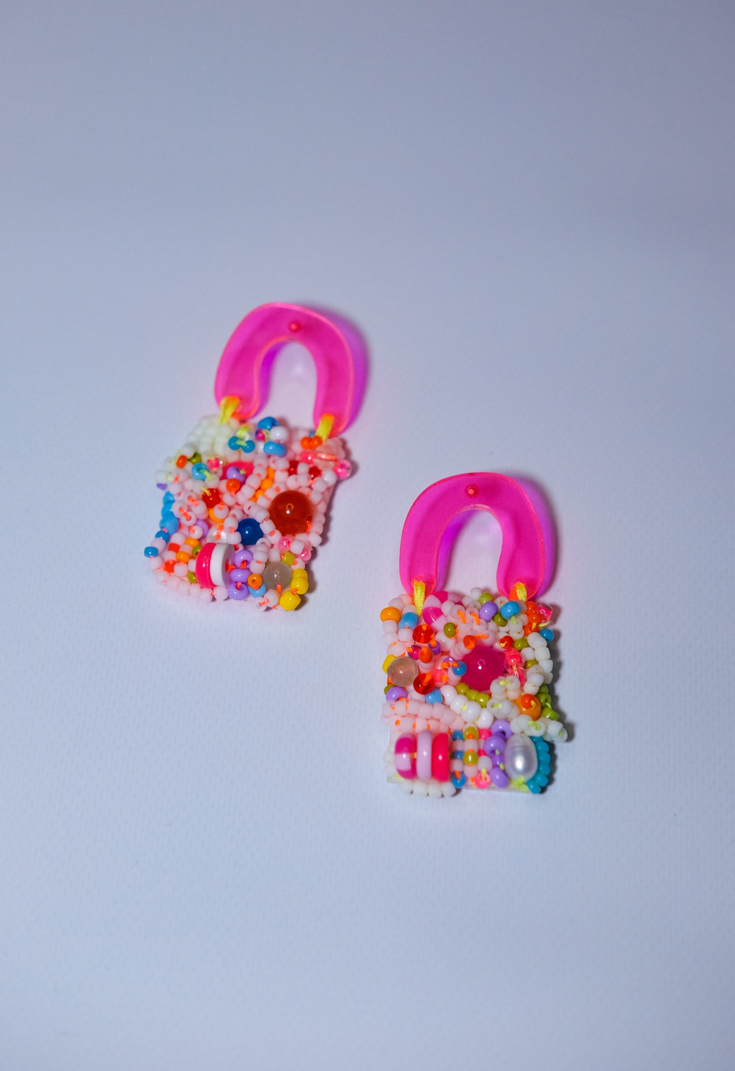 Future Funfetti Beaded Dangle Earrings