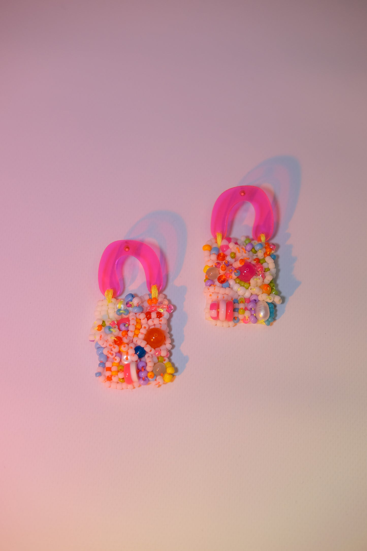 Future Funfetti Beaded Dangle Earrings